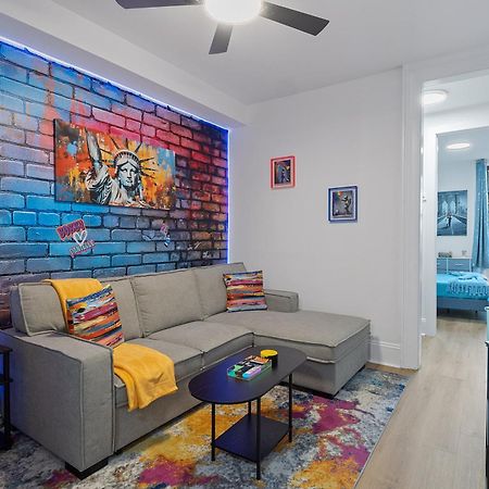 Funky & Colorful Urban Getaway, 20 Minutes To Nyc Apartman Hoboken Kültér fotó