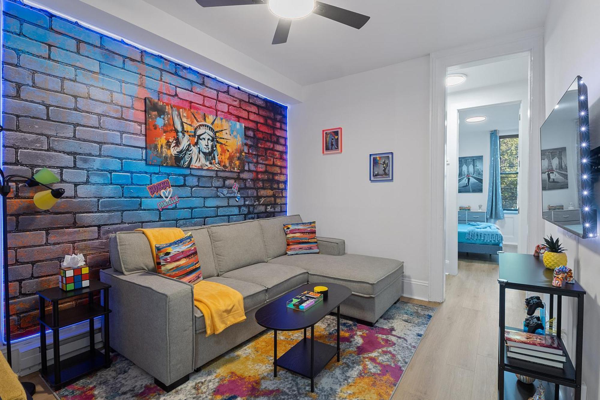Funky & Colorful Urban Getaway, 20 Minutes To Nyc Apartman Hoboken Kültér fotó