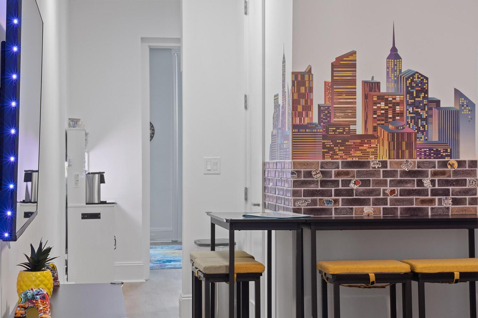 Funky & Colorful Urban Getaway, 20 Minutes To Nyc Apartman Hoboken Kültér fotó